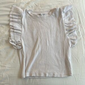 White Zara shirt